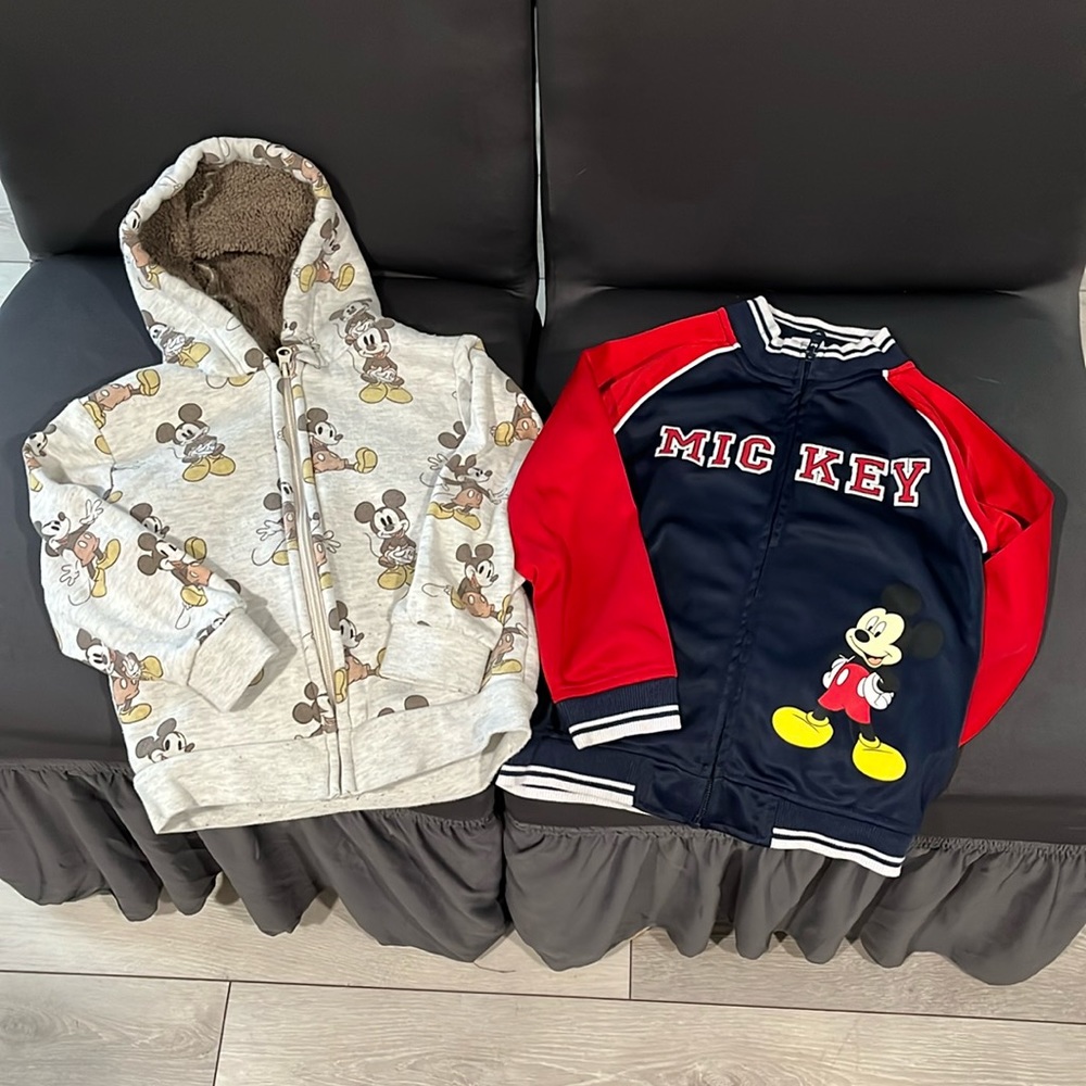 Mickey Mouse 4T jacket bundle.